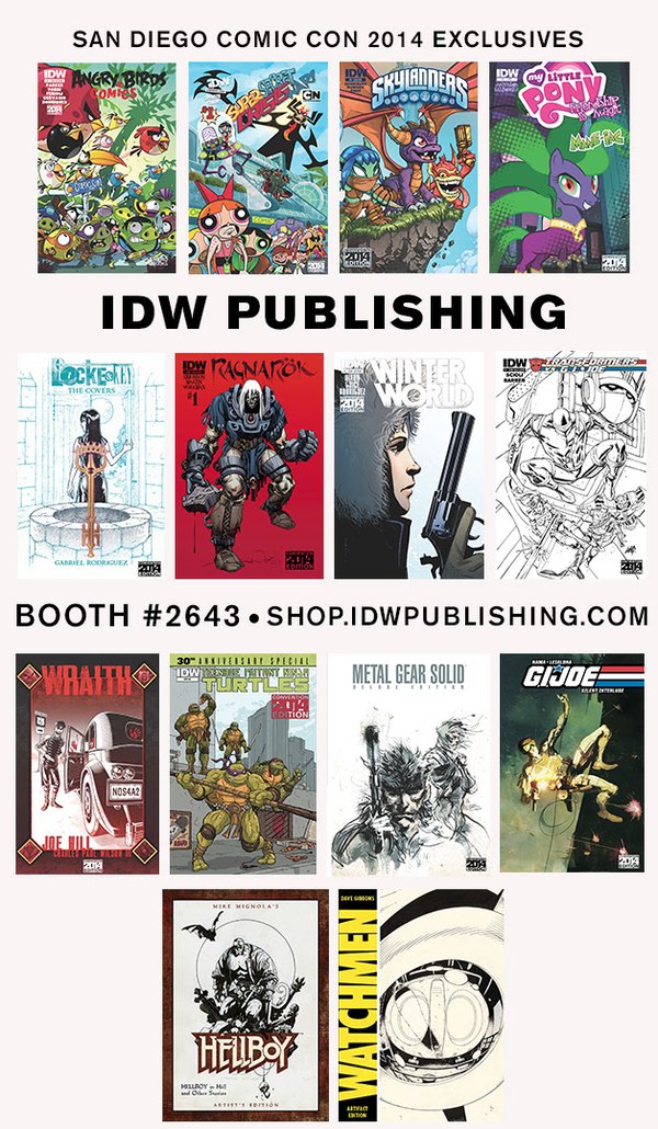 SDCC 2014   IDW Announce Transformers Vs. G.I. Joe 1 Variant And More Exclusives (1 of 1)